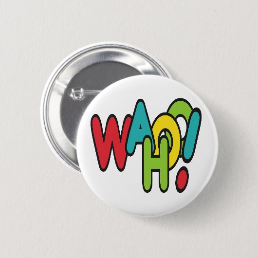 Wahoo! Button (Vorne & Hinten)