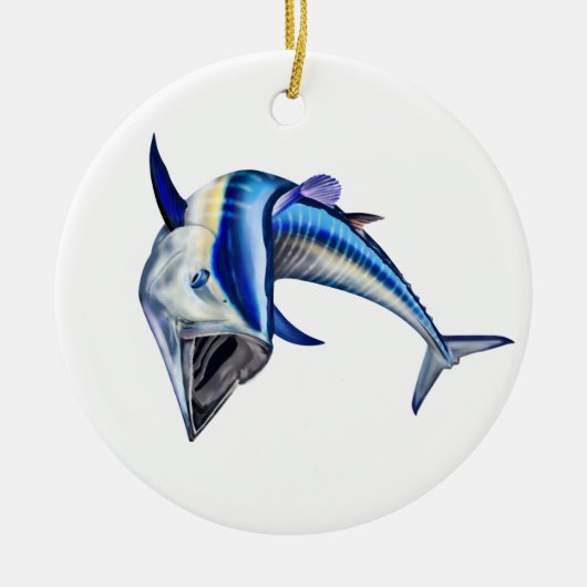 Wahoo Christmas Keramik Ornament (Vorne)