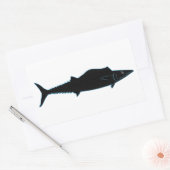 Wahoo! Fisch Rechteckiger Aufkleber (Umschlag)