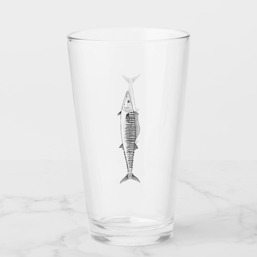 Wahoo - Hochseefischerei Glas (Vorderseite)