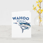 Wahoo Slayer Salt Water Fischen Wahoo Karte (Gelbe Blume)