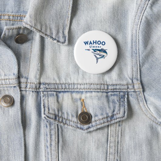 Wahoo Slayer Salt Water Fishing Wahoo  Button (Beispiel)
