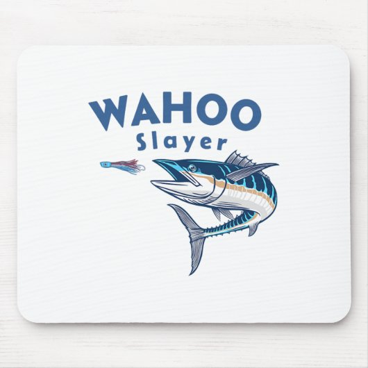 Wahoo Slayer Salt Water Fishing Wahoo Mousepad (Vorne)
