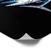 Wahoo Slayer Salt Water Fishing Wahoo  Poster (Ecke)