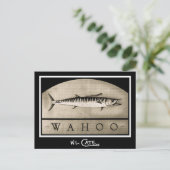 Wahoo Vintage Schwarz/Weiß Postkarten (Stehend Vorderseite)