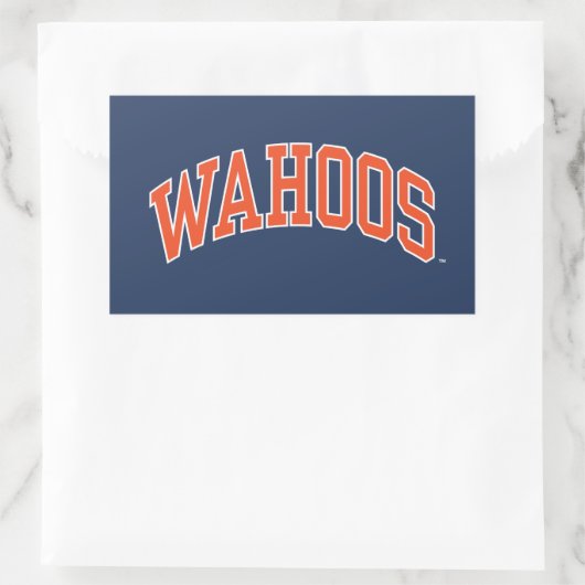 WAHOOS RECHTECKIGER AUFKLEBER (Tasche)