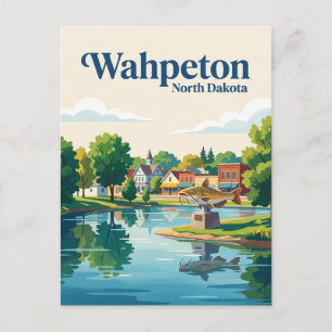 Wahpeton, North Dakota Postkarte