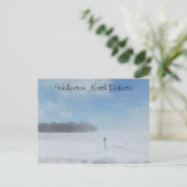 Wahpeton, North Dakota Snow Postkarte (Stehend Vorderseite)