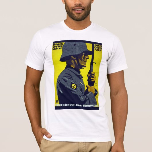 Wahr Dich - Deutsches Poster des Ersten Weltkriegs T-Shirt (Vorderseite)
