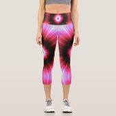 wahre Augen Capri Leggings (Vorderseite)