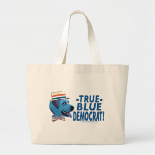 Wahre blaue Demokrat-Tasche Jumbo Stoffbeutel