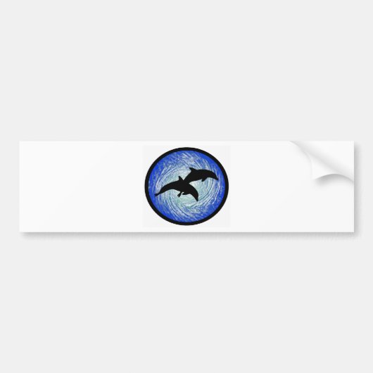 WAHRE DELPHIN-TRÄUME AUTOAUFKLEBER (Vorne)