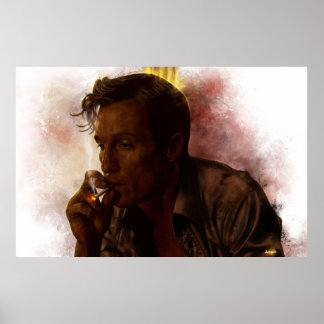 Wahre Detektivrost Cohle Poster