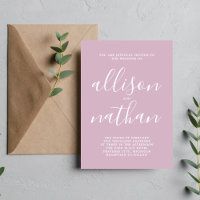 Wahre Einfachheit 1 Wisteria Script Minimal Weddin