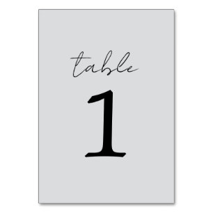 Wahre Einfachheit 3 Coole Mist Wedding Tischnummer