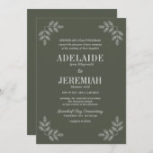 Wahre Einfachheit 6 Camouflage Einladung zur Blume (Vorne/Hinten)