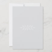 Wahre Einfachheit 6 Coole Misthochzeit mit Blumen Einladung (Rückseite)