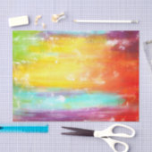 Wahre Farbabstrakte Kunst Seidenpapier (Handwerk)