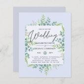 Wahre Farben GREENERY Moderne Hochzeit zum Budget (Vorne/Hinten)