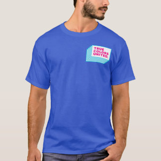 Wahre Farben vereinigten das Shirt (blau)