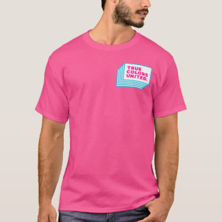 Wahre Farben vereinigten das Shirt (magentarot)