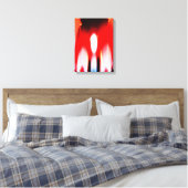 Wahre Flammenkunst Leinwanddruck (Insitu (Schlafzimmer))