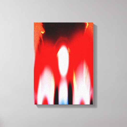 Wahre Flammenkunst Leinwanddruck (Vorderseite)