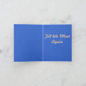 "Wahre Freunde sind schwer zu finden >Abschiedskar Karte (Innenseite)