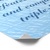 Wahre Freundin Bibel Vers Ecclesiastes 4:9-12 Poster (Ecke)