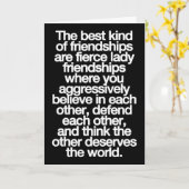 WAHRE FREUNDSCHAFT ***GLÜCKLICHER GEBURTSTAG*** KARTE (Gelbe Blume)