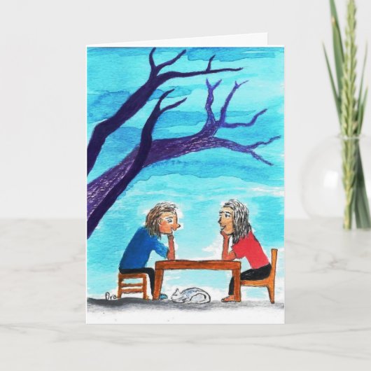 Wahre Freundschaft Karte (Vorderseite)