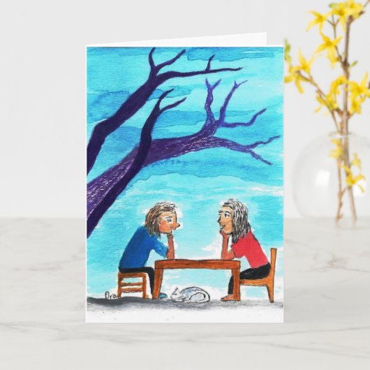 Wahre Freundschaft Karte (Gelbe Blume)