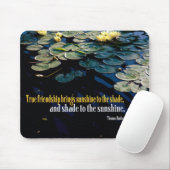 Wahre Freundschaft Mousepad (Mit Mouse)