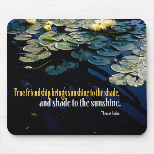 Wahre Freundschaft Mousepad (Vorne)