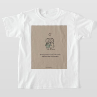 "Wahre Freundschaft Zitat T-Shirt" T-Shirt