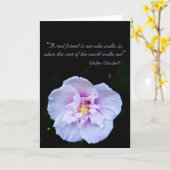 Wahre Freundschaften Karte (Gelbe Blume)