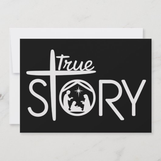 Wahre Geschichte der Geburt Jesu Weihnachten Nativ (Vorderseite)