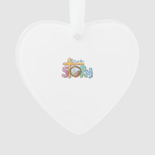 Wahre Geschichte Kreuz Jesus Ostertag Christen Er  Ornament