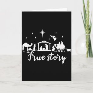 Wahre Geschichte Weihnachtsgeschenk Religiöse Weih Karte