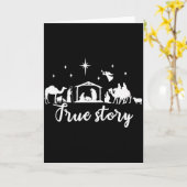 Wahre Geschichte Weihnachtsgeschenk Religiöse Weih Karte (Gelbe Blume)