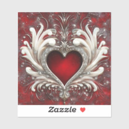 Wahre HerzValentine-Vinyl-Schneidkleber Aufkleber