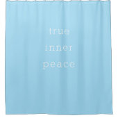 Wahre innere Ruhe Minimalistischer Duschvorhang (Vorderseite)