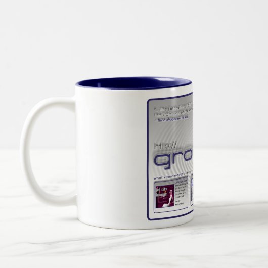 Wahre Jet-Stadt Groovera Kaffeetasse (Links)
