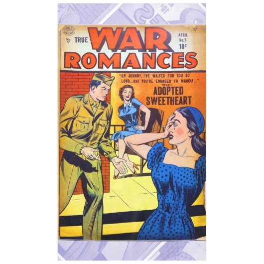 Wahre Kriegsromane #7 Tischdecke (Vorderseite)