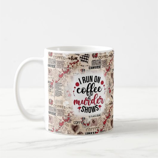 Wahre Kriminalfälle Kaffeetasse (Links)
