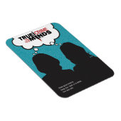 Wahre Kriminalität auf unseren Minds flexibel Magnet (Rechte Seite)