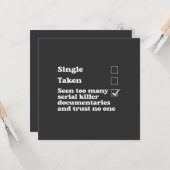 Wahre Kriminalität Karte (Vorderseite/Rückseite Beispiel)