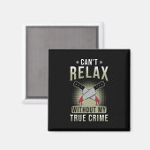 Wahre Kriminalität Magnet (Vorderseite/Rückseite)