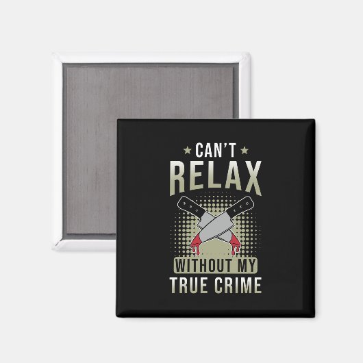 Wahre Kriminalität Magnet (Vorderseite/Rückseite)