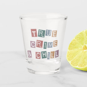Wahre Kriminalität und Kälte Mord Crime Show Jun Schnapsglas